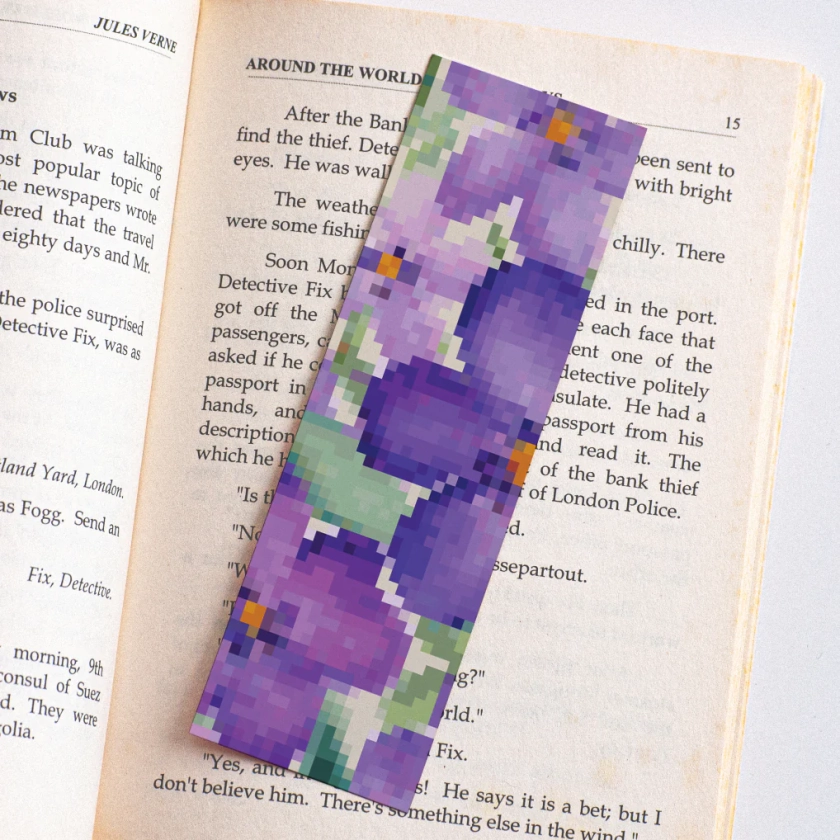 Purple in Nature Bookmark