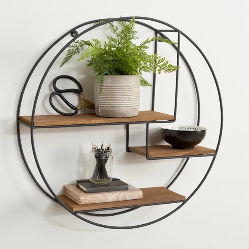 Industrial Large Circle Shelf