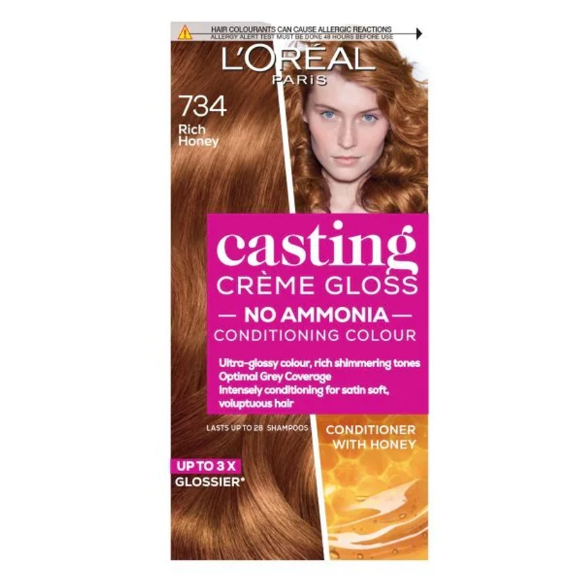 Casting Creme 734 Rich Honey Blonde Semi Permanent Hair Dye | Hair | Superdrug