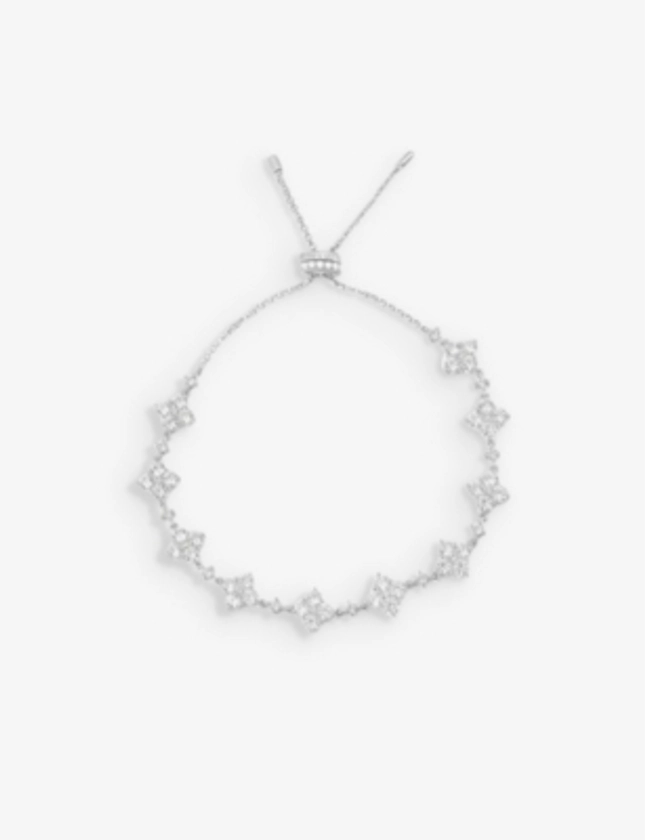 APM MONACO - Spark adjustable sterling silver and zirconia bracelet | Selfridges.com