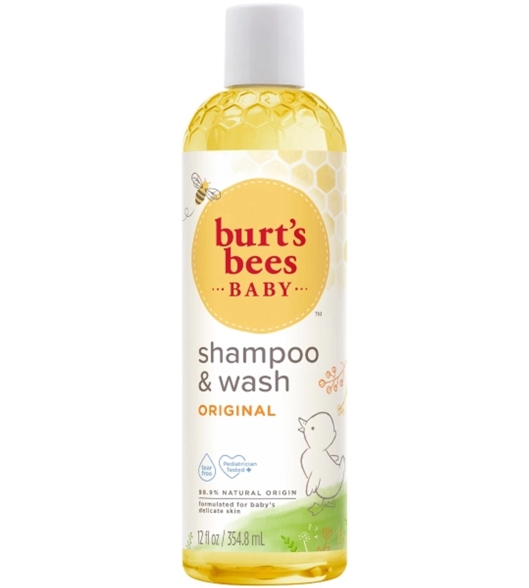 Burt's Bees Baby Original Shampoo & Wash - 12 oz