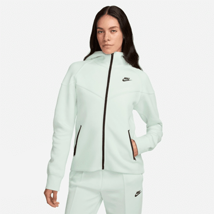 Sweat à capuche et zip Nike Sportswear Tech Fleece Windrunner pour femme