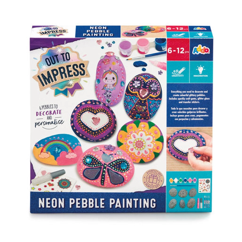 Out to Impress Neon Pebble Paint | The Entertainer