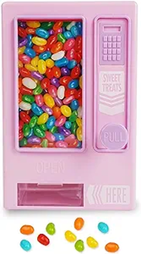 Candy Dispenser, Cute Vending Machine for Desktop, Manual Candy Machine, Dispense Mini Candies, Birthday&Christmas Gift for Girls, Gift for Friends Girlfriends (Pink)