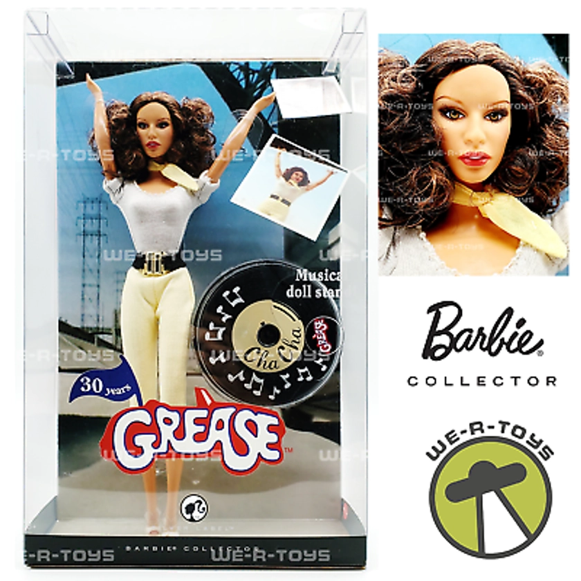 Grease Cha Cha Barbie Doll Race Day Silver Label 2008 Mattel M7505