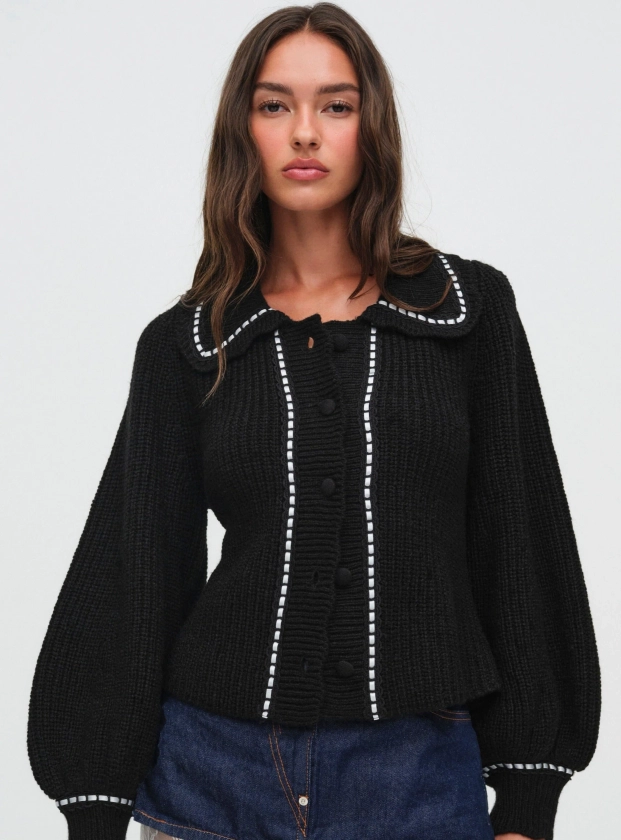 Jade Cardigan — Black