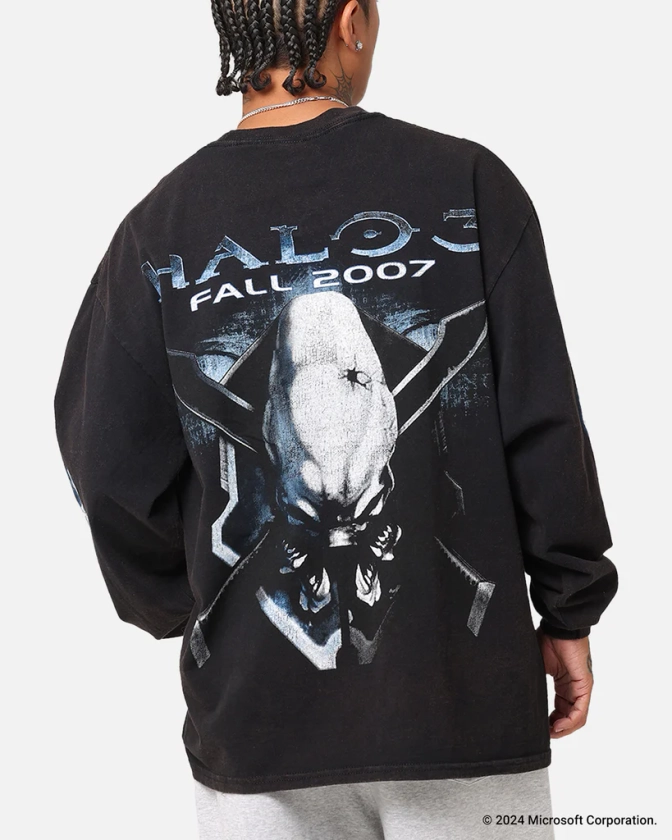 Goat Crew X Halo Halo Legendary Long Sleeve T-Shirt Black