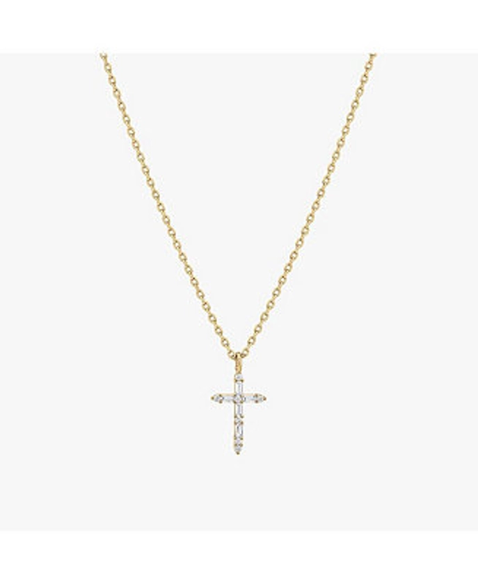 Iris Cross Necklace - Macy's 