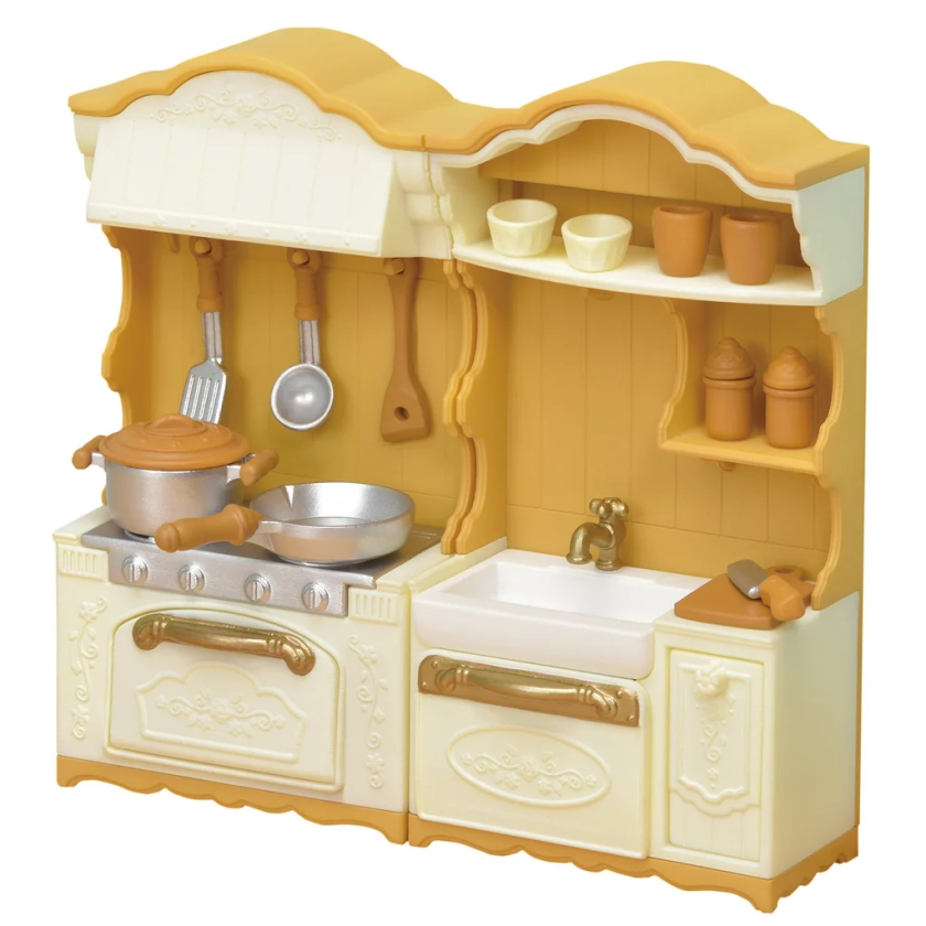 Furniture Kitchen Stove Sink set Ka-420 Sylvanian Families Japan EPOCh - VeryGoods.JP