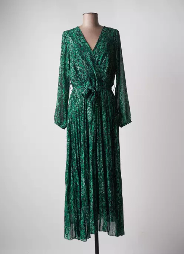 Lilie Plus Robes Longues Femme de couleur vert 2291046-vert00 - Modz