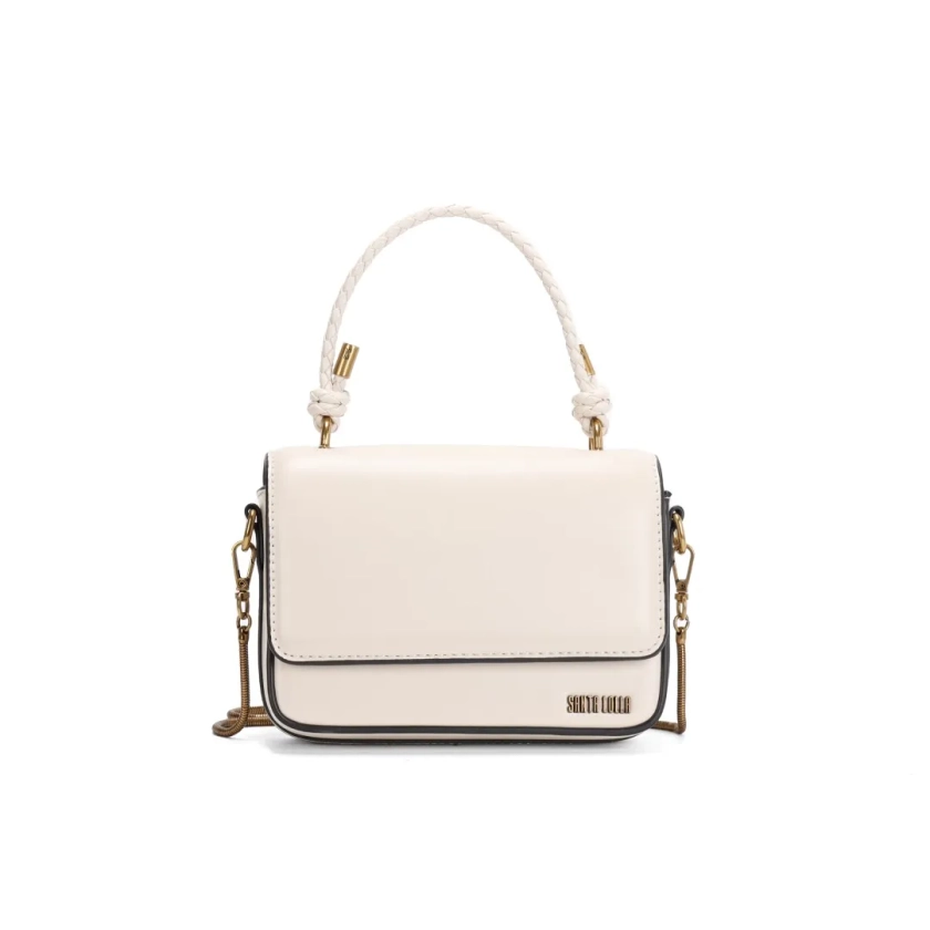 Bolsa Soft Off White Alça Transversal - Santa Lolla