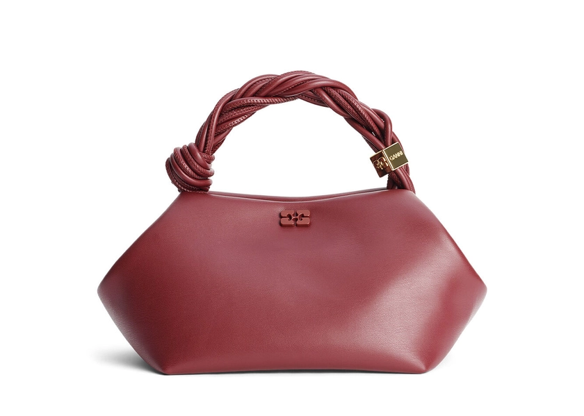 Ganni BURGUNDY SMALL GANNI BOU BAG