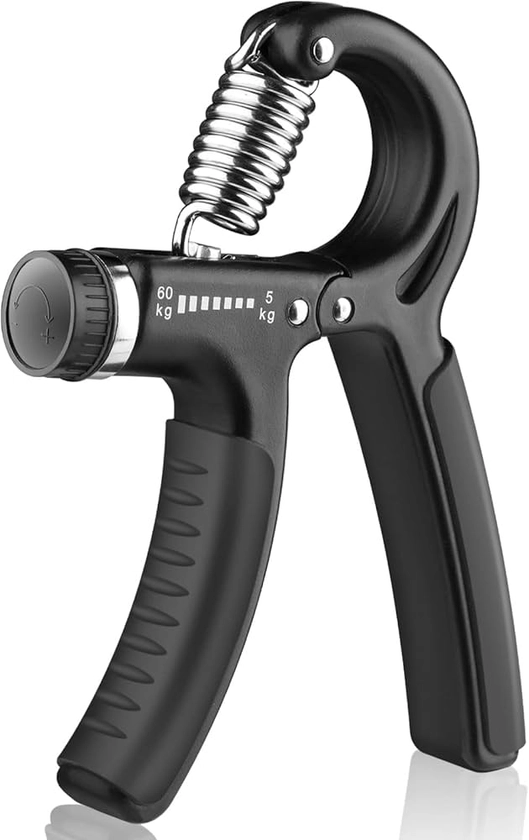 AIXPI Hand Grip Strengthener, Grip Strength Trainer with Adjustable Resistance 11-132 Lbs (5-60kg), Forearm Strengthener, Hand Exerciser for Grip Strength, Muscle Building and Injury Recover