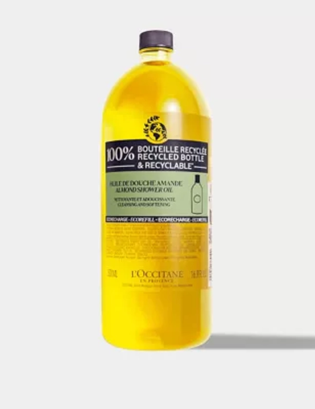 Almond Shower Oil Eco Refill 500ml | L'Occitane | M&S