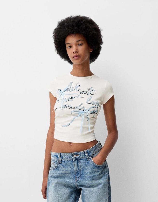 T-shirt manches courtes nœuds - Accessoires - BSK Teen