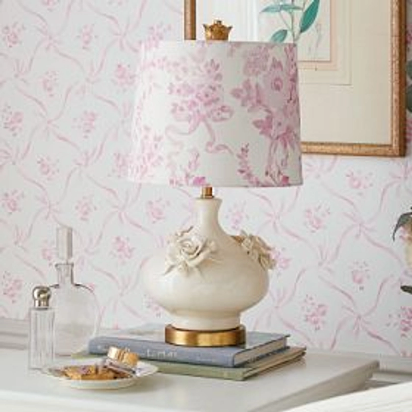 LoveShackFancy Floral Table Lamp