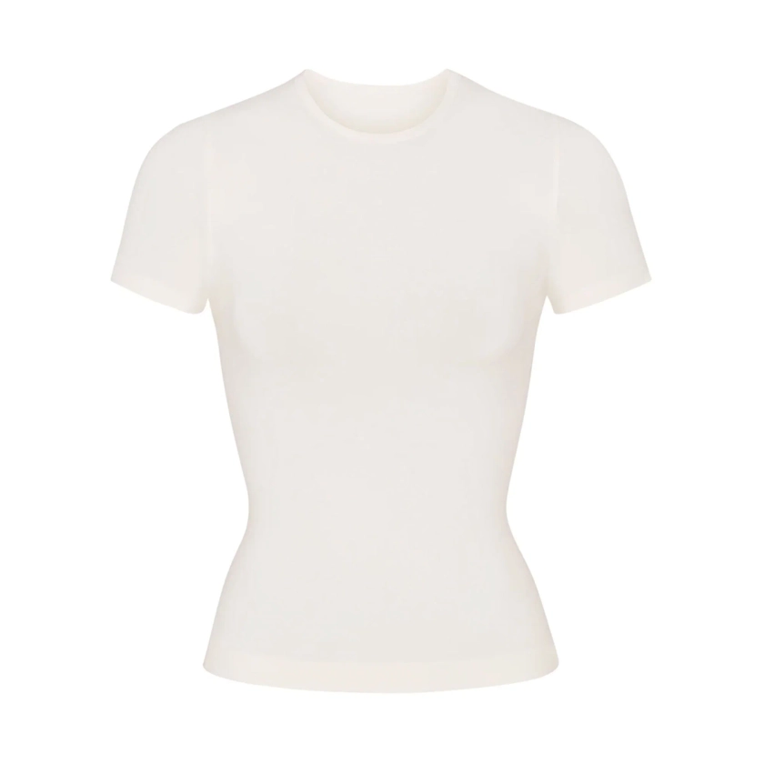 SOFT SMOOTHING SEAMLESS T-SHIRT | MARBLE
