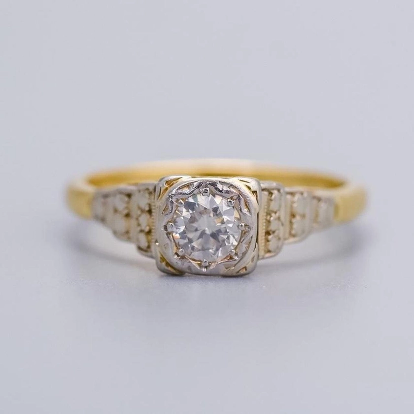 18K Gold Diamond Solitaire Ring — Don Laurence Jewellery