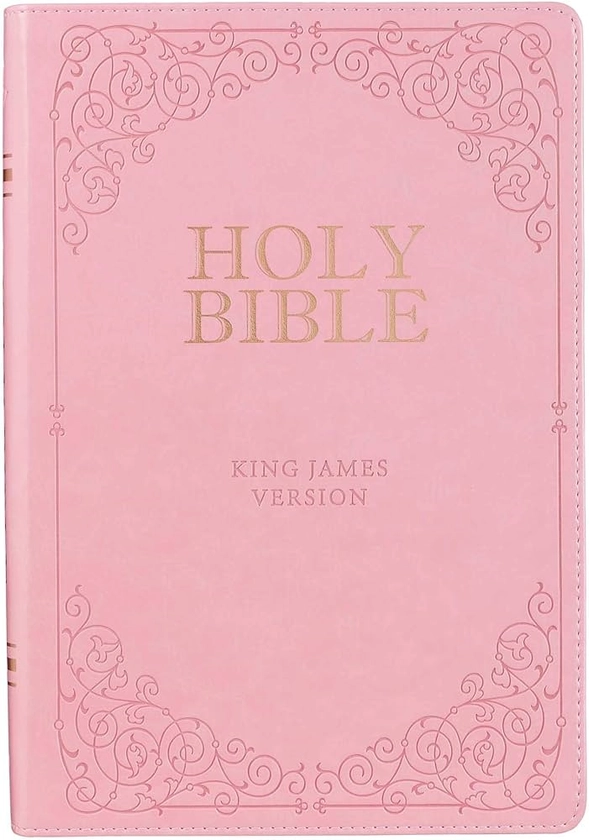 KJV Bible Giant Print Full Size Pink: Amazon.co.uk: 9781432133115: Books