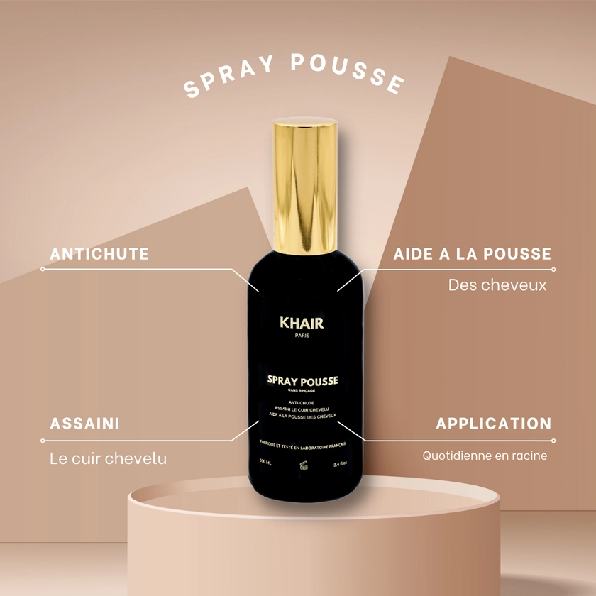 Spray stimulateur de pousse - Khair Paris