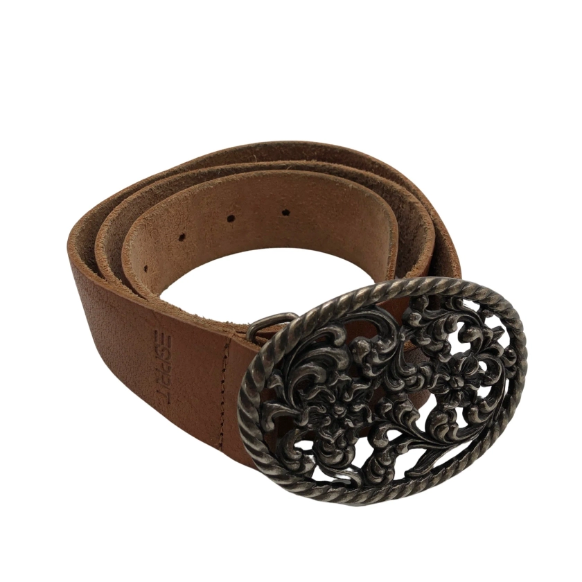 Women's Esprit Leather belt, size Not sized (Brown) | Emmy