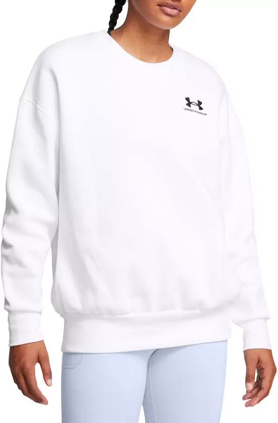 Under Armour Women's Icon Fleece Oversized Crew