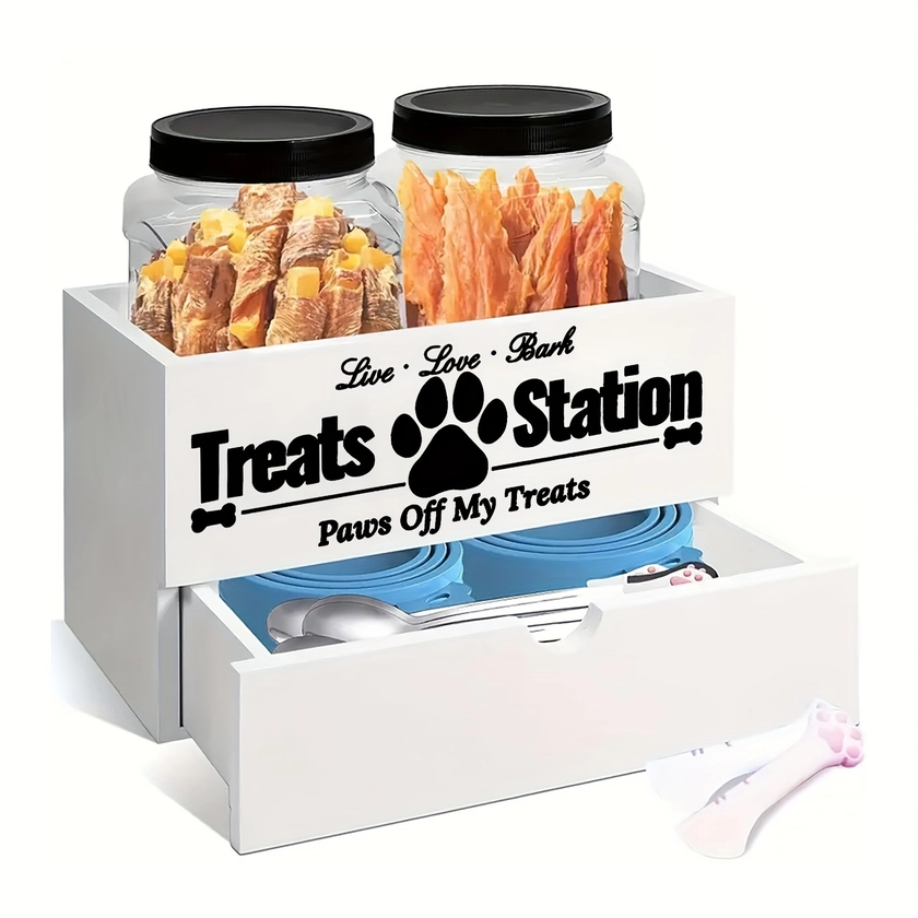 Farmhouse Treats Container Pet Treats Storage - Temu United