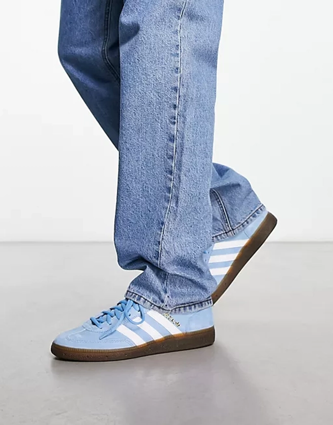 adidas Originals - Handball Spezial - Baskets avec semelle en caoutchouc - Bleu clair