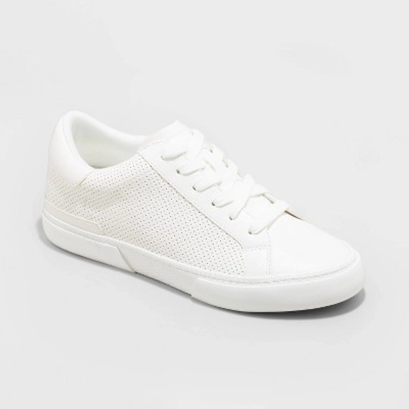 Women's Maddison Sneakers with Memory Foam Insole - A New Day™ White 7.5