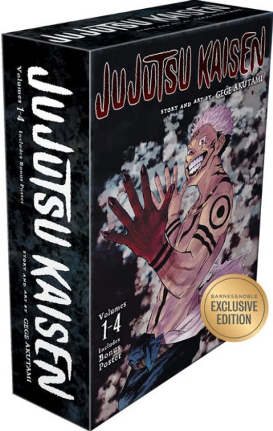 Jujutsu Kaisen Box Set Vols. 1-4 (B&N Exclusive Edition)|BN Exclusive