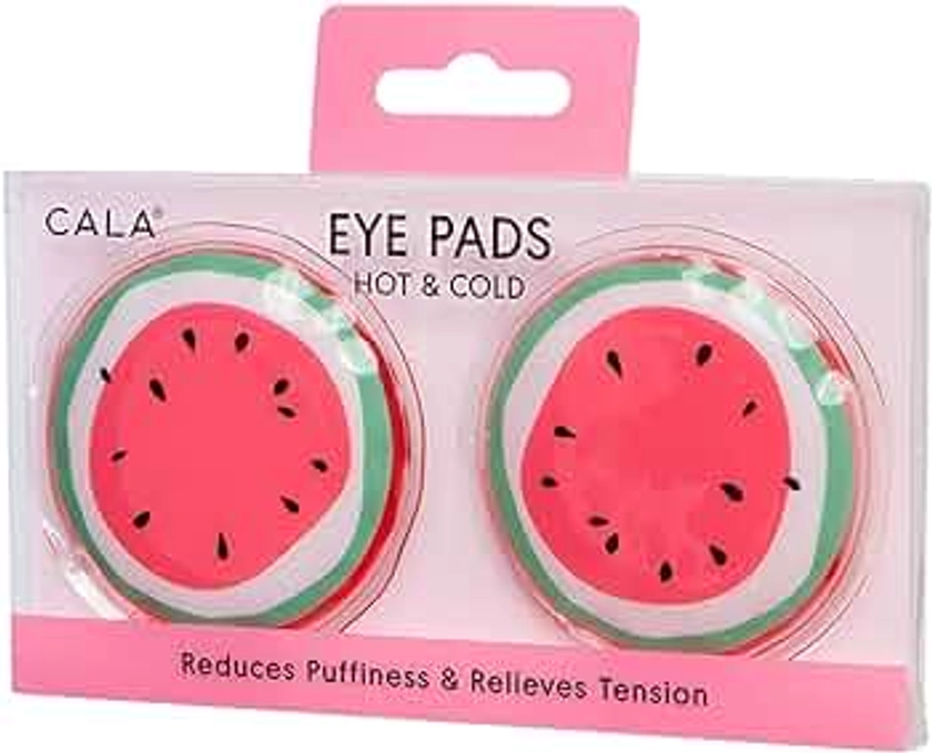 Cala Hot and Cold Eye Pads - Soothing, Revitalizing, Puffiness, Refresh, Relieves Stress, Relax, Relieves Puffiness and Tension, Watermelon (69163)