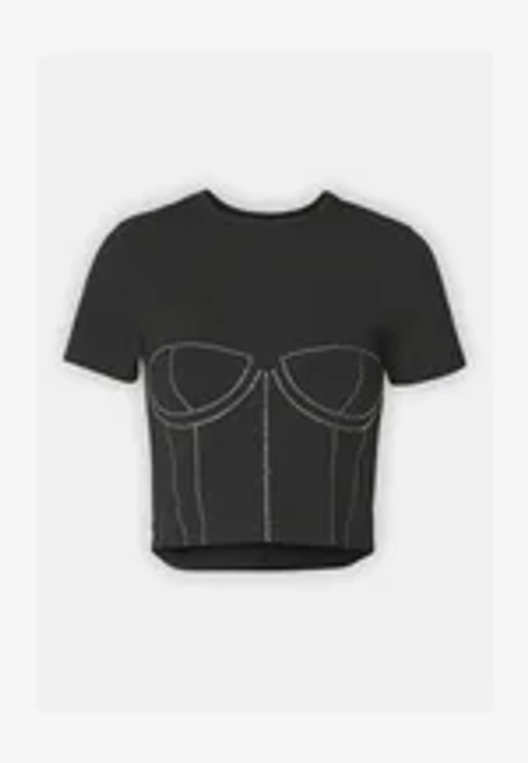 Even&Odd T-shirt imprimé - black/noir - ZALANDO.FR