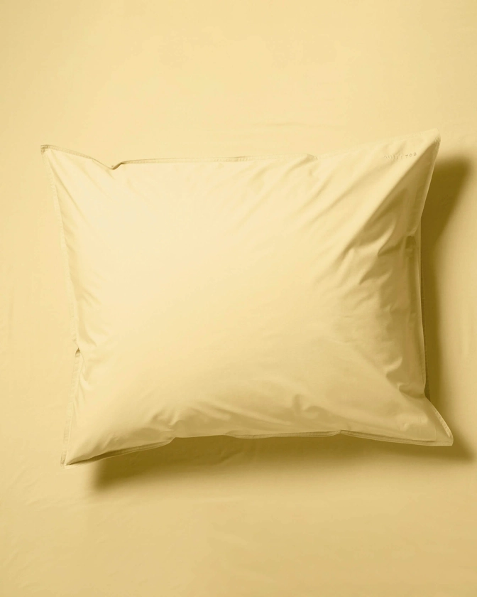 Pillowcase Cotton Butter Yellow