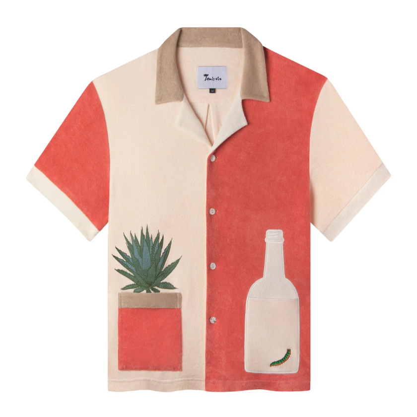 '¡Gusanito!' Cabana Shirt (100% Organic Cotton Terry Cloth)