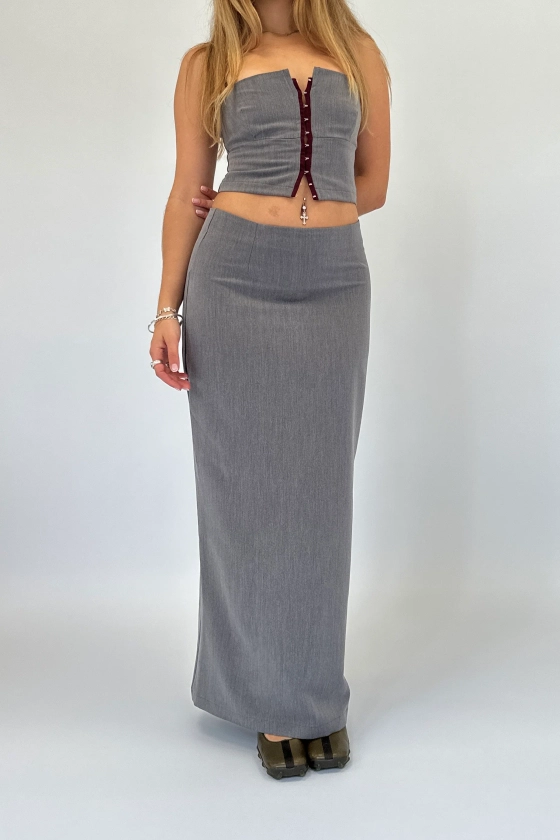 The Elle maxi skirt - Grey