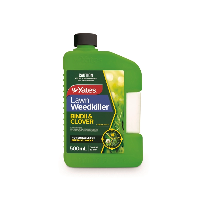 Yates 500ml Bindii And Clover Lawn Weedkiller Concentrate