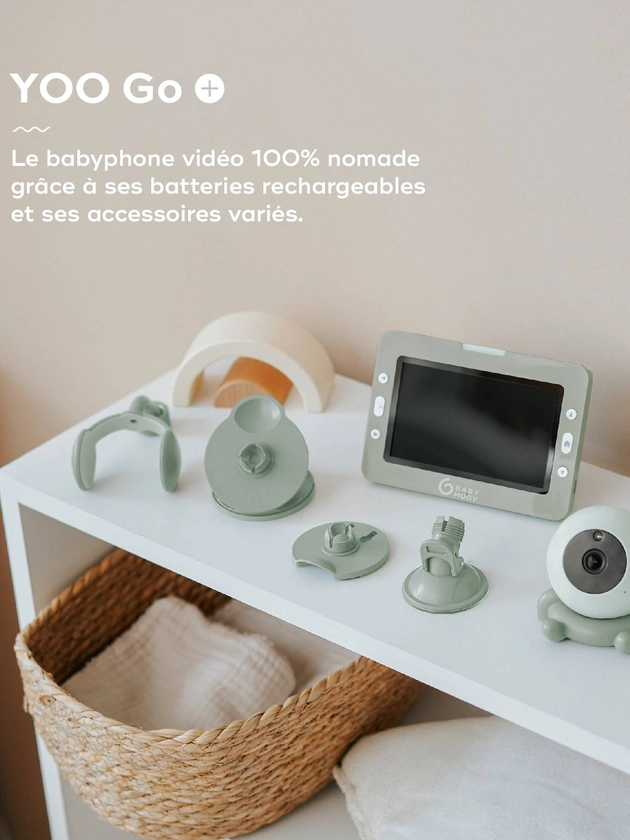 Ecoute-bébé vidéo BABYMOOV Yoo Go+ blanc - Babymoov