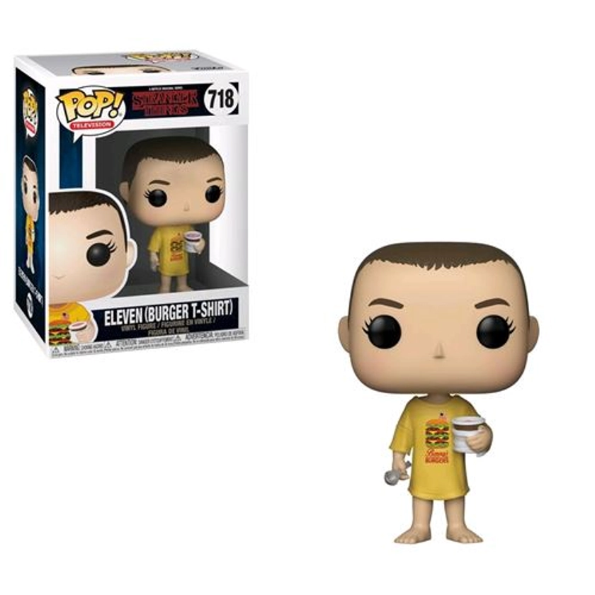 FUNKO - Figurine - Funko POP - Stranger Things - Eleven in Burger Tee