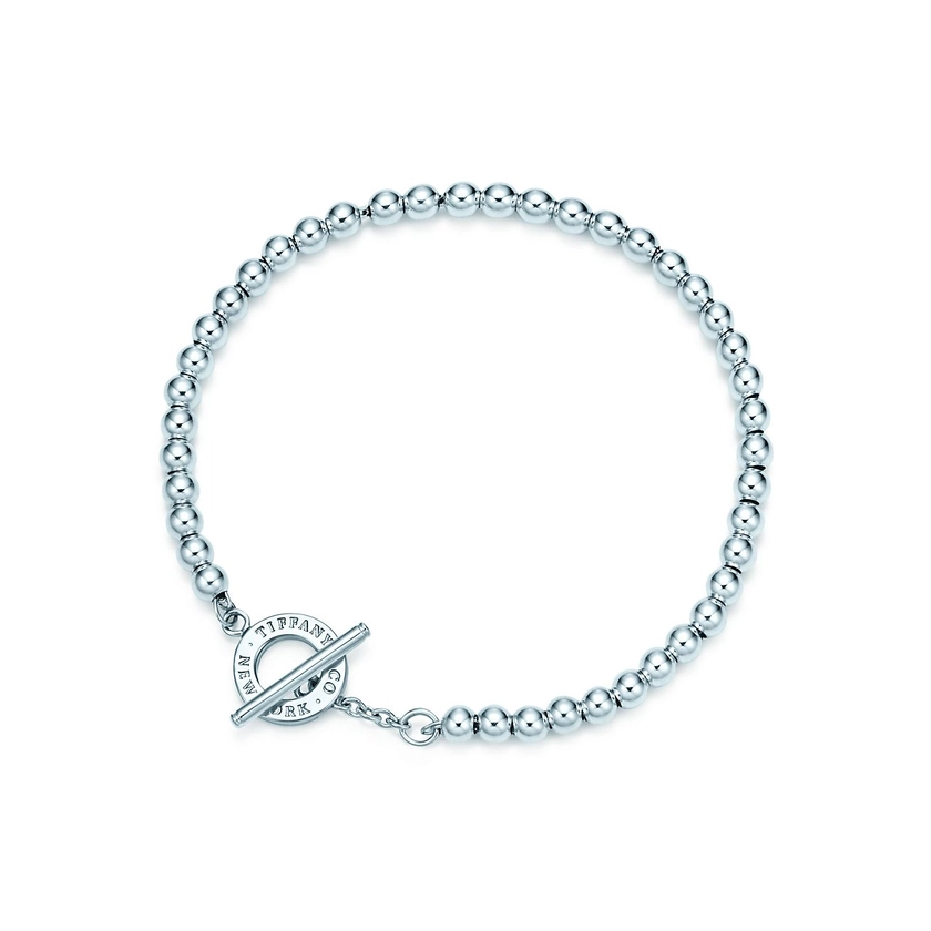 Bracelet de perles à clavier en argent 925 millièmes, 4 mm | Tiffany & Co.