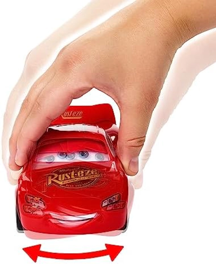 Mattel Disney Pixar Cars - Small Flash McQueen Car with Moving Eyes and Mouth for Modular Facial Expressions - Collectible - Children's Toy - Ages 3+ - HPH64 : Amazon.com.be: Toys