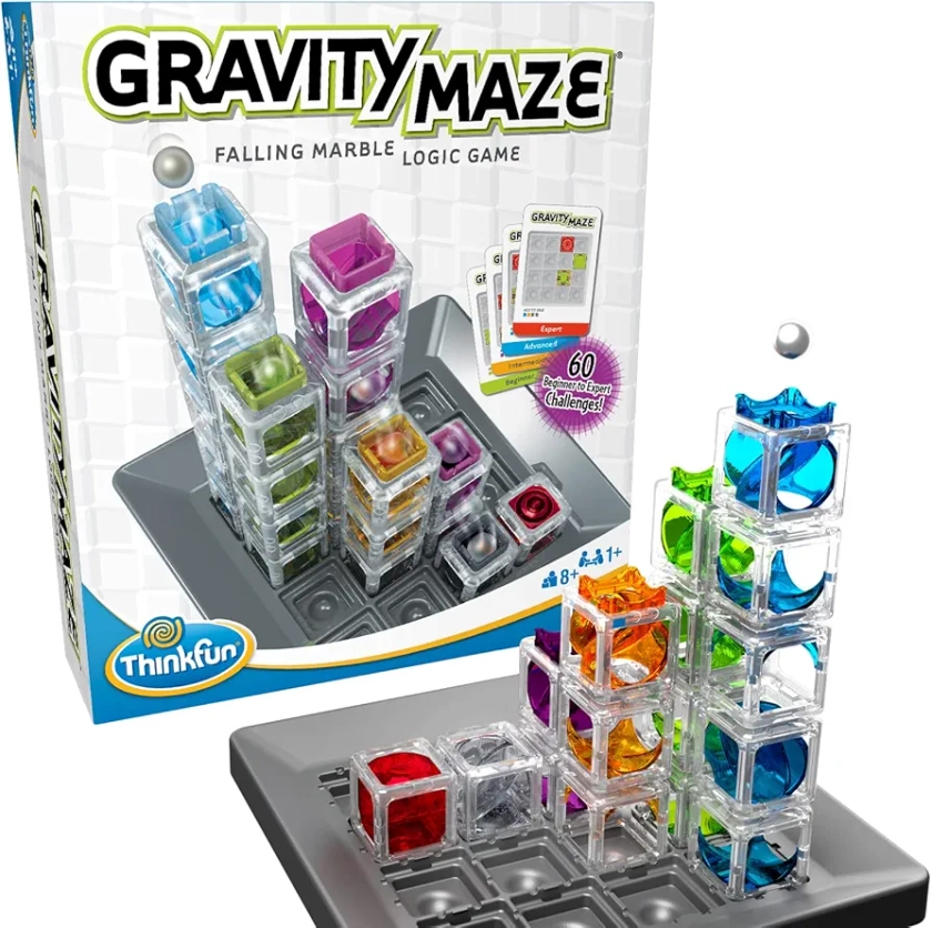 ThinkFun Gravity Maze Marble Run Brain Game and STEM Toy for Boys and Girls Age 8 and Up: Toy of the Year Award Winner