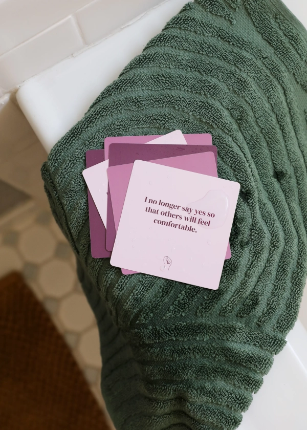 Shower Affirmation Cards