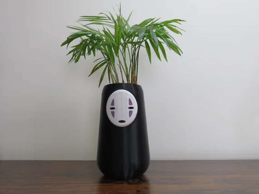 Spirited Away Plant Pot - Unique No Face Self-Draining Water System - Indoor Decor