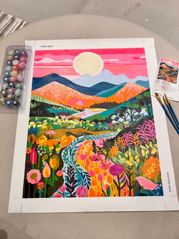 "Colorful Mountains" Series | Original Paint by Numbers Kit