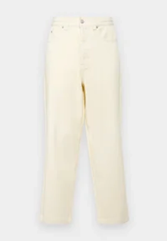 Santa Cruz BIG PANTS UNISEX - Jean boyfriend - optic white/blanc - ZALANDO.FR