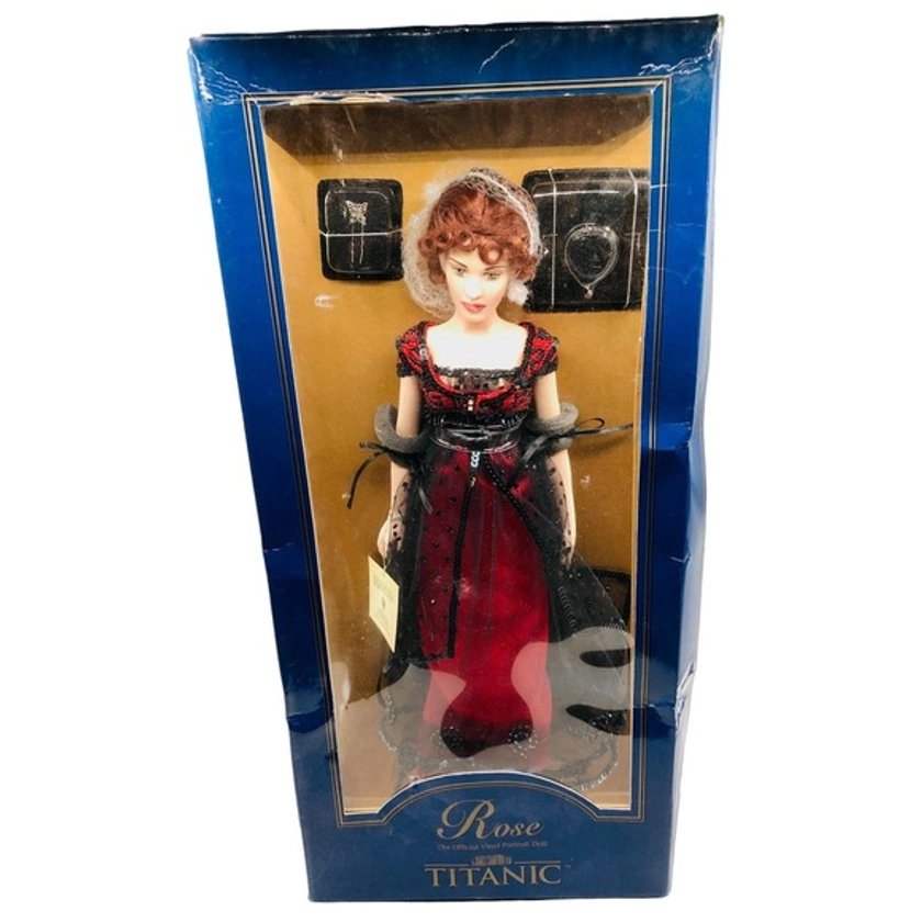 Vintage Franklin Mint Rose from Titanic Official Vinyl Portrait doll