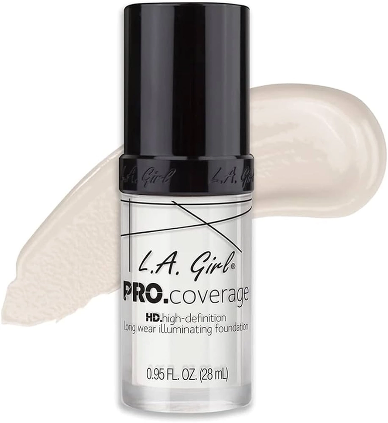 L.A. Girl Pro Coverage Illuminating Foundation, white : Amazon.co.uk: Beauty