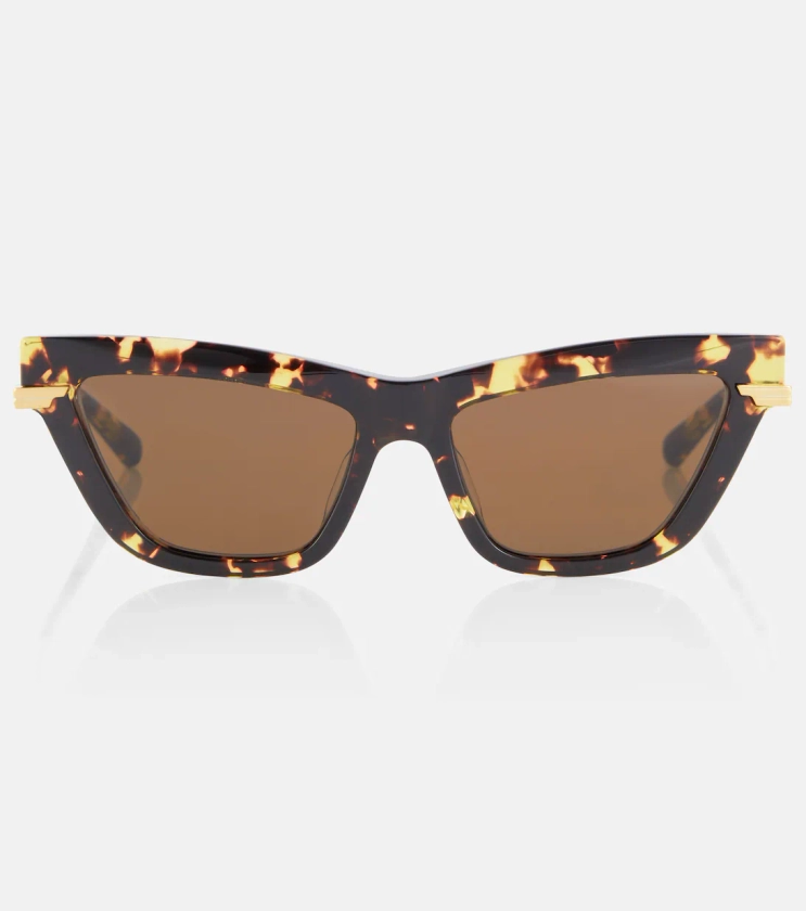 Angle cat-eye sunglasses in multicoloured - Bottega Veneta | Mytheresa