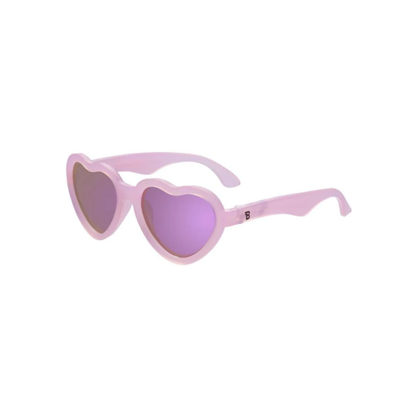 Babiators Polarised Heart Sunglasses - Frosted Pink
