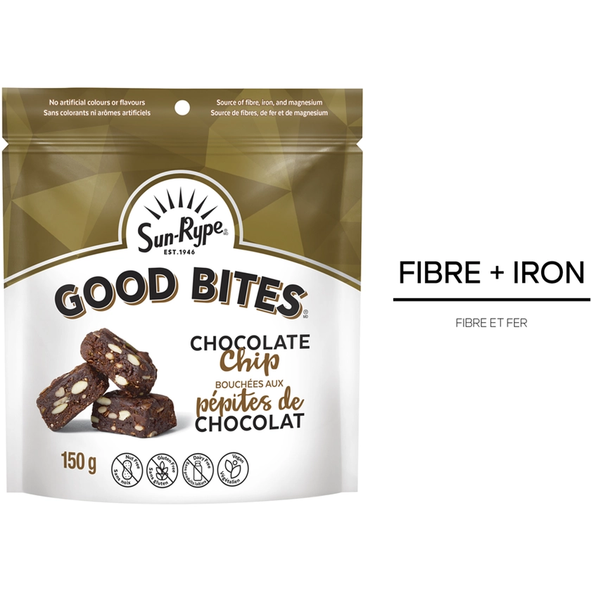 SunRype Good Bites Chocolate Chip Bites - 150 g | Real Canadian Superstore